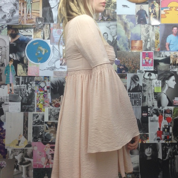 Free People Duchess Babydoll Bell Sleeve Dress - Picture 3 of 6